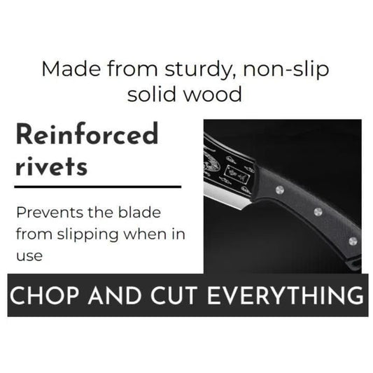 Dragon Chopping Knife Stainless Steel Blade - HavensHome