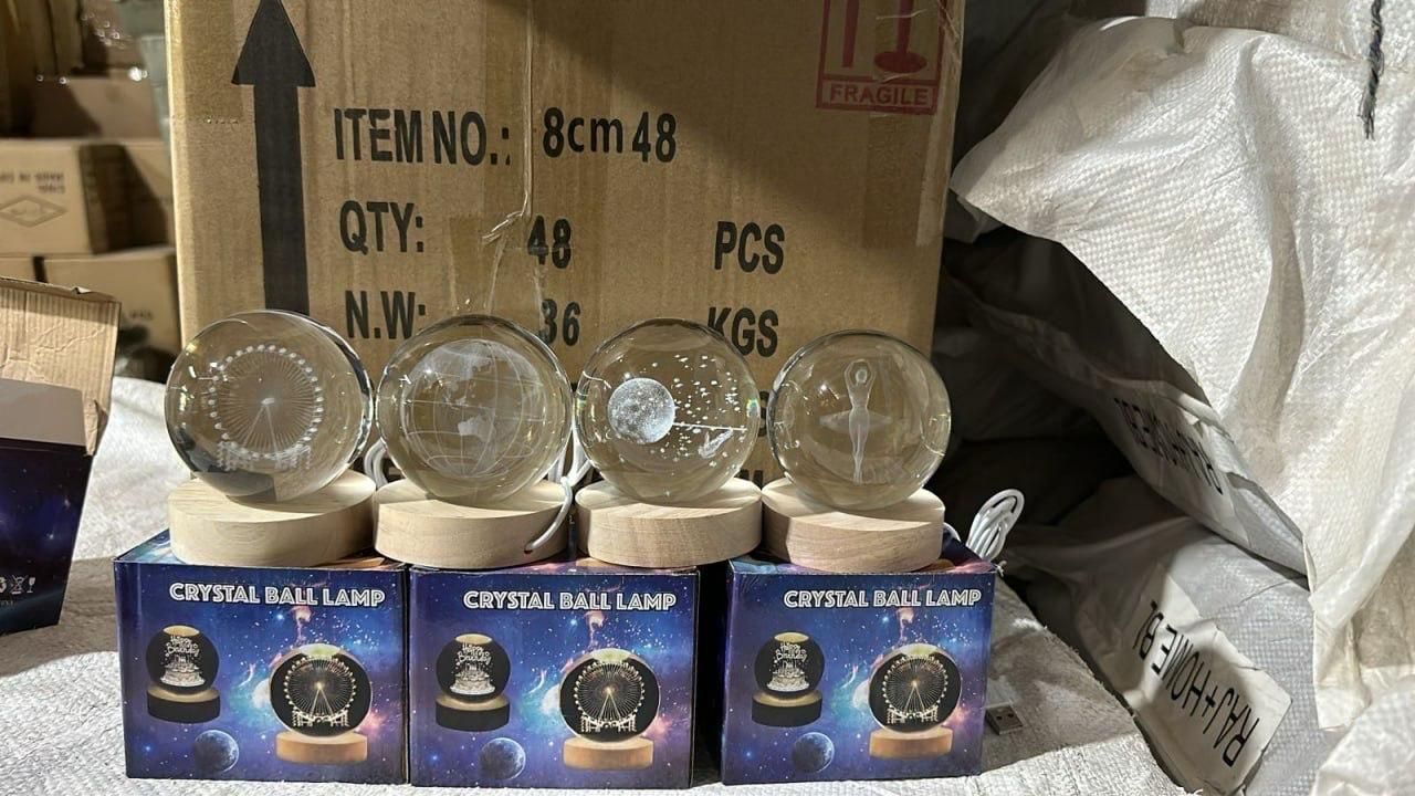 3D Crystal Lamp Ball(Assorted Design) - HavensHome