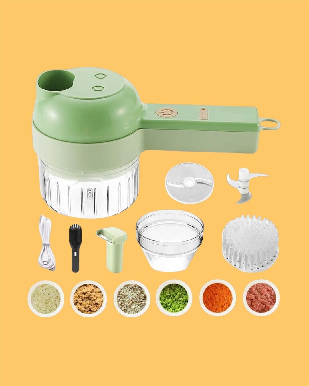 4 in 1 Portable Electric Vegetable Cutter Set - HavensHome
