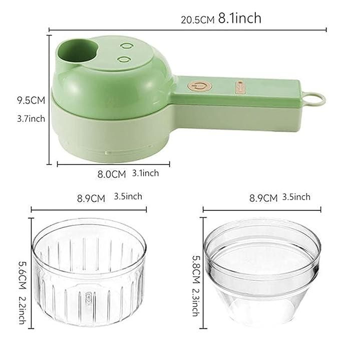 4 in 1 Portable Electric Vegetable Cutter Set - HavensHome