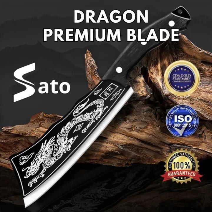 Dragon Chopping Knife Stainless Steel Blade - HavensHome