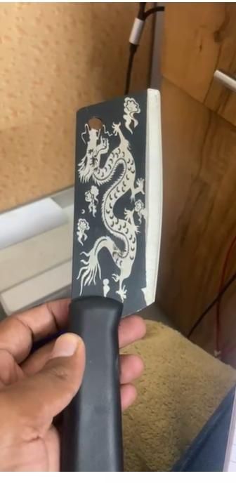 Dragon Chopping Knife Stainless Steel Blade - HavensHome