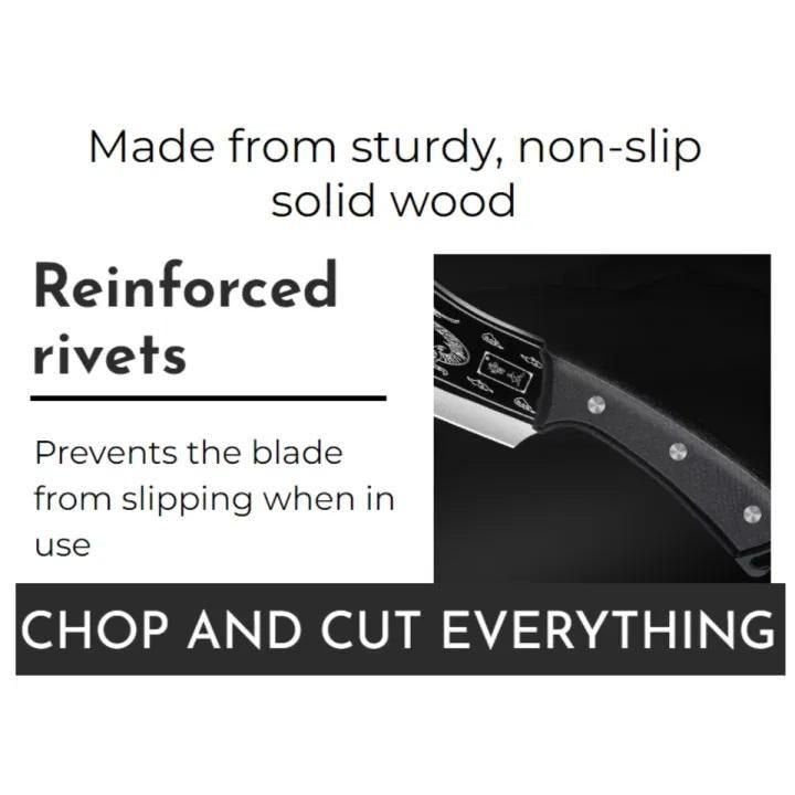 Dragon Chopping Knife Stainless Steel Blade - HavensHome