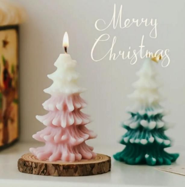 Long Scented Christmas Tree Candle - HavensHome