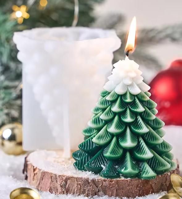 Long Scented Christmas Tree Candle - HavensHome