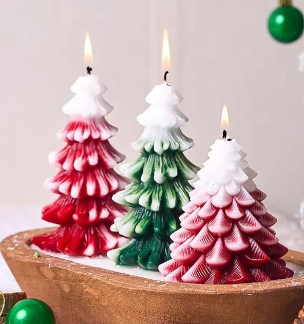 Long Scented Christmas Tree Candle - HavensHome
