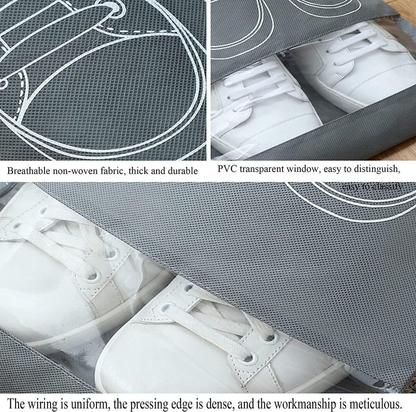 Shoe Bag - Transparent Window Portable Travel Dust - Proof Shoe Bags - HavensHome