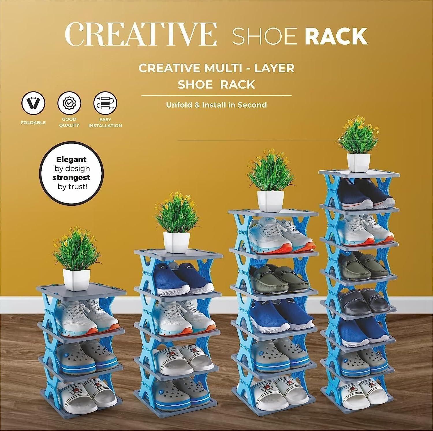 Smart Foldable Shoes Tier Shoe Rack 5 Layer - HavensHome